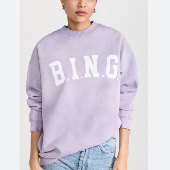 Anine Bing Tyler Sweatshirt, small - Picture 1 of 13